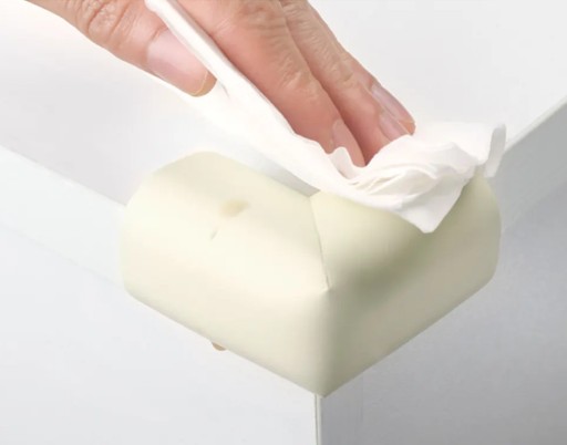 Ochranný penový kryt rohu - Ochrana nábytku - Biely 4 kusy