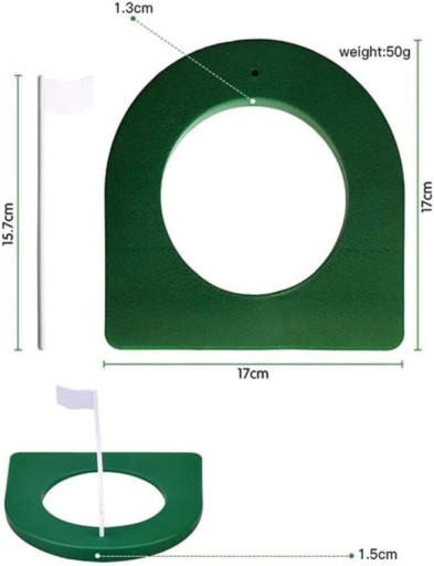 Golfová jamka, minigolf plastový klin