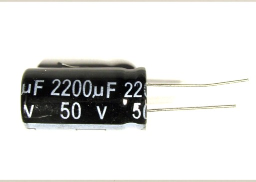 Elektrický kondenzátor 2200uF/50V 105*C 16x31mm