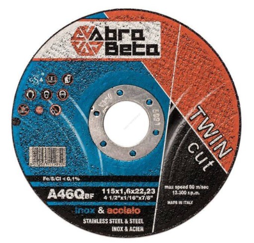 Abra Beta rezací kotúč 125x1mm tenký