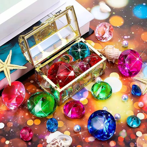 FAKE DIAMANT HRAČKY POTÁPAČSKÉ ŠPERKY HRAČKY 60 KS