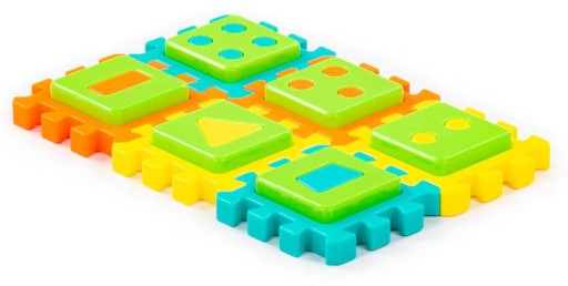 Polesie vzdelávacie PUZZLE 12 kusov triedič tvarov 1+