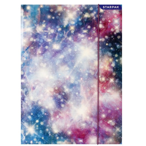 JEDNOZLOŽKA s gumičkou A4 Galaxy PAPER STARPAK DOKUMENTY