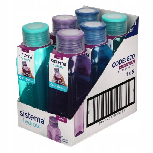 BOTTLE Sistema fľaša na vodu 475 ml ZELENÁ