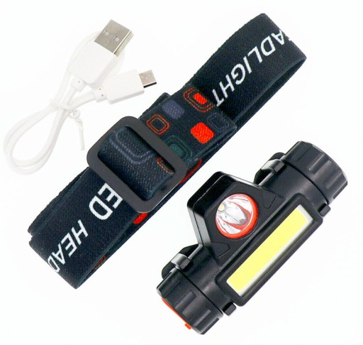 HLAVOVÁ LAMPA S MAGNETOVÝM COB MINI HLAVOVÝM SVETLOM USB HLAVOVÁ LAMPA