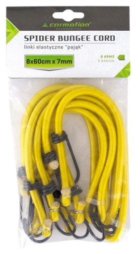 N1R84 8-ramenný pavúk na batožinu 60cm Elastické lanká