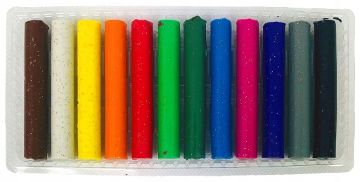 PLASTICINA S GLITROM 12 FARIEB ASTR