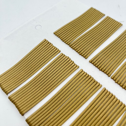 IZA Sponky do vlasov dve guličky GOLD MAT 6cm 100