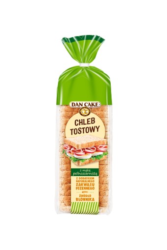 Dan Torta celozrnný toastový chlieb 500 g