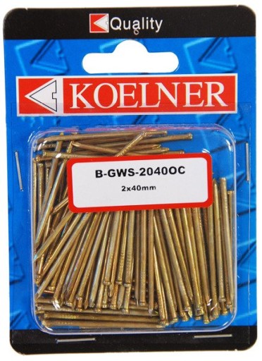 Tesárske klince 2 x 40 mm, pozinkované, 100 kusov