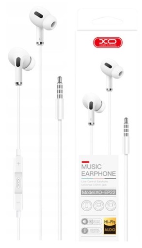 Headset Drôtové slúchadlá s mikrofónovým káblom 120 cm Jack 3,5