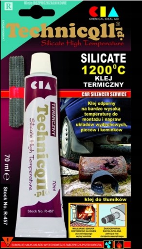 TECHNICQLL R-457 VYSOKOTEPLOTNÉ TEPELNÉ LEPIDLO 1200C 70ml