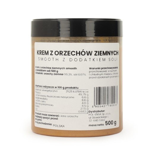 Jemný arašidový krém so soľou 500 g