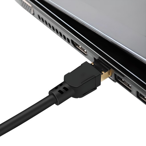 PLOCHÝ ETHERNETOVÝ KÁBEL RJ45 CAT8 40 GBPS 1M LAN XL