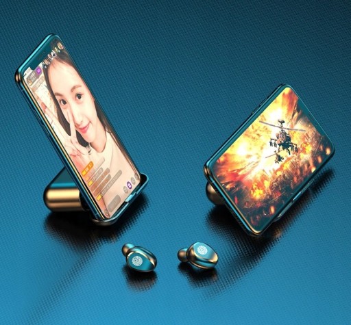 Bezdrôtové Bluetooth športové slúchadlá IN-EAR NA BEHANIE s mikrofónom