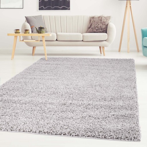 SHAGGY KOBEREC 5CM MAGIC GREY SILVER 040x060 cm