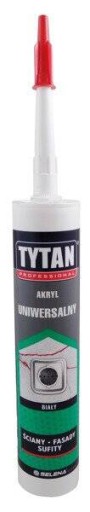 Akrylátový tmel 280ml Tytan biely prof.