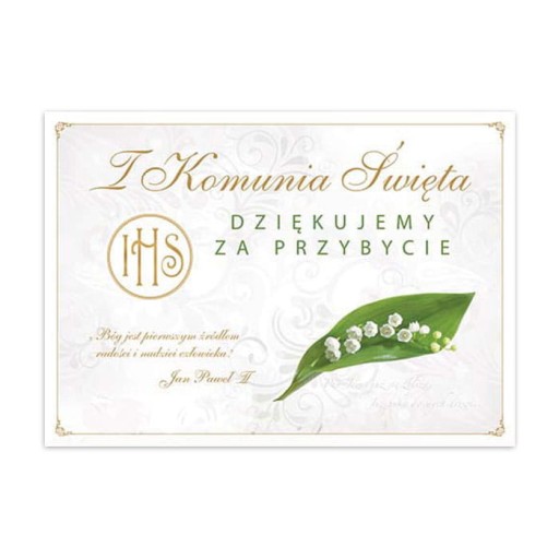 prijímanie PLAGÁT Konvalinka, UNIVERZÁLNA dekorácia