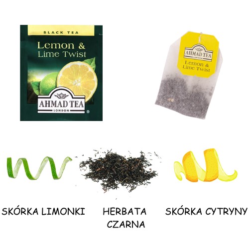 Ahmad Tea FruityTea s4 čierne ovocné čaje 20tb