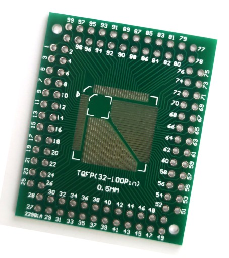 Adaptér TQFP 32-64-100Pin to DIP PCB