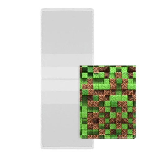 MINECRAFT PUZDRO na ID C7 C7 vertikálny OBAL BUREAU na doklady