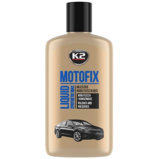 K2 MOTOFIX Farba lesklá mliečna 250ml