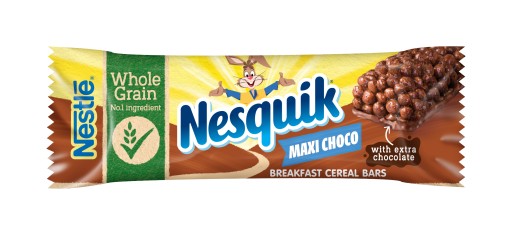 Nestlé Nesquik Maxi Choco raňajková tyčinka 3x25 g
