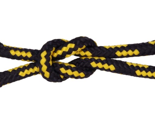 Struna 6mm ROPE Námornícka modrá/žlté jadro 10m