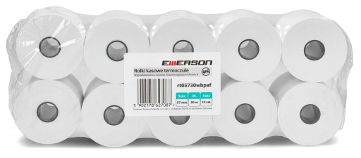 TEPELNE CITLIVÉ VALCE pre pokladnice a terminály 57mm / 30m 10 ks. EMERSON