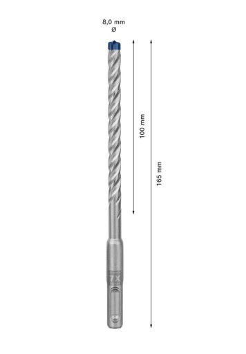 VŔTAČKA BOSCH SDS PLUS-7X EXPERT 8 x 100/165