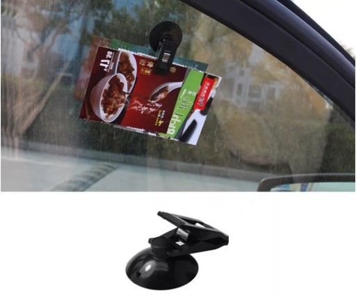 Držiak na auto klip na okuliare lístok na kartu silný