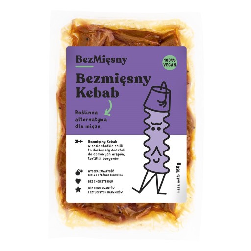 Zeleninový kebab Bezmäsité mäso 160g