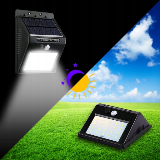 20LED SLNEČNÁ LAMPA SO SÚMRAK A SNÍMAČOM POHYBU