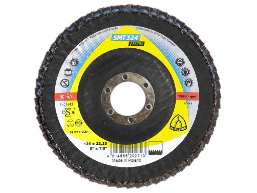 KLAPAČKOVÝ BRÚSNY KOTÚČ SMT624 gr.80 125mm