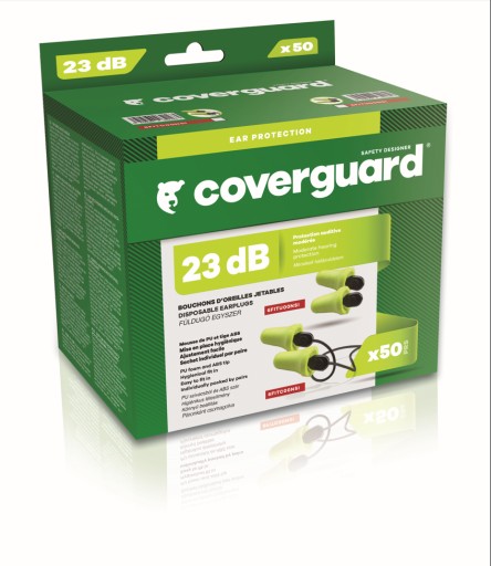 ZARÁŽKOVÉ ZÁSTRČKY 23 dB KRYT EASYFIT 50 párov