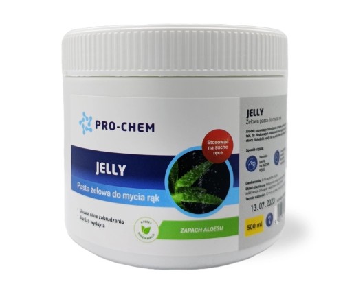 PASTA NA UMÝVANIE RÚK, GÉL, OHS GÉL NA VEĽKÉ ZNEČISTENIE ŽELÉ 500ml ALOE