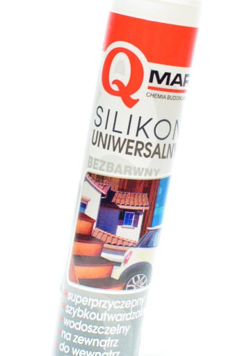 Qmar UNIVERZÁLNY silikón, bezfarebný, 300 ml
