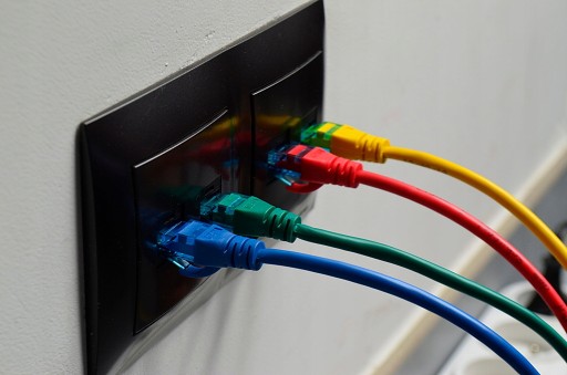 Lan Ethernet RJ45 sieťový kábel 0,25 m CAT 5e
