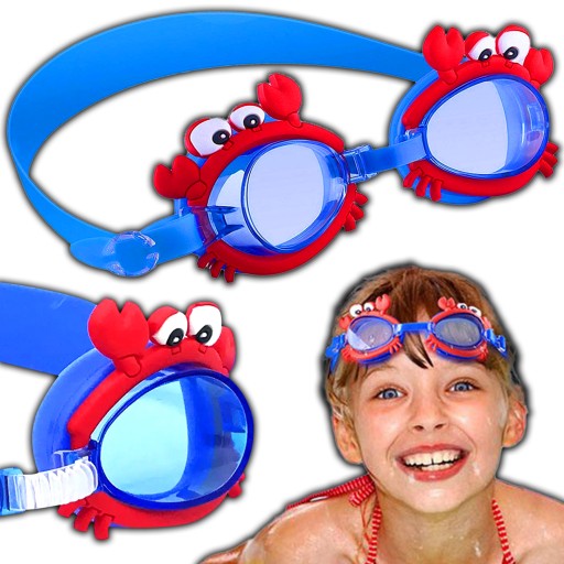 Plavecké okuliare Plavecké okuliare ANTI-FOG PRE DETI Plavecké okuliare CRAB