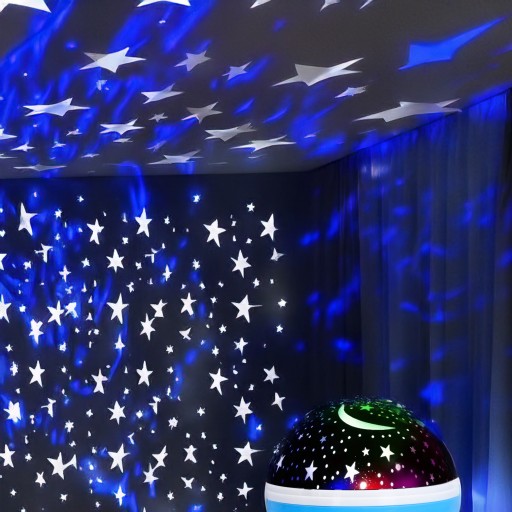 STARS PROJECTOR otočná lampa do projektora prenosná ako darček pre deti