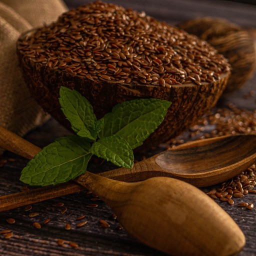 Prírodné ľanové zrná Hnedá PLÁNO 1kg