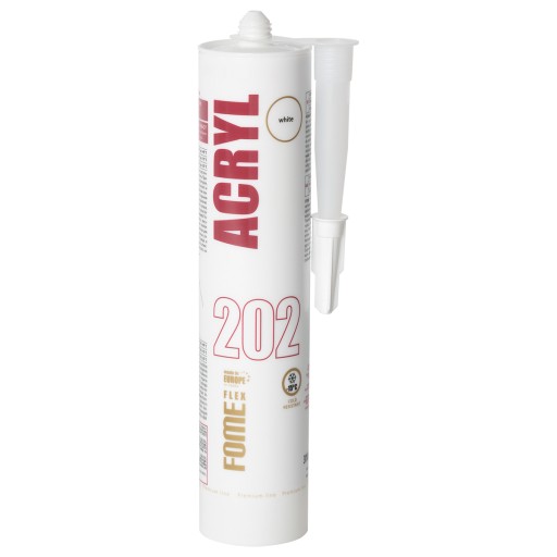 Akrylový tmel biely akryl pretierateľný 310 ml Fome Flex