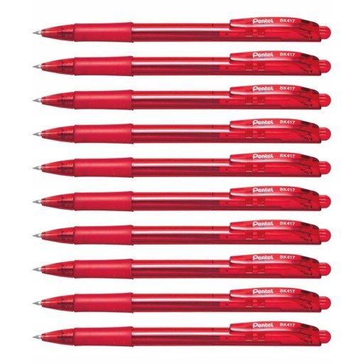 Červené pero 0,7 Pentel BK-417 automat