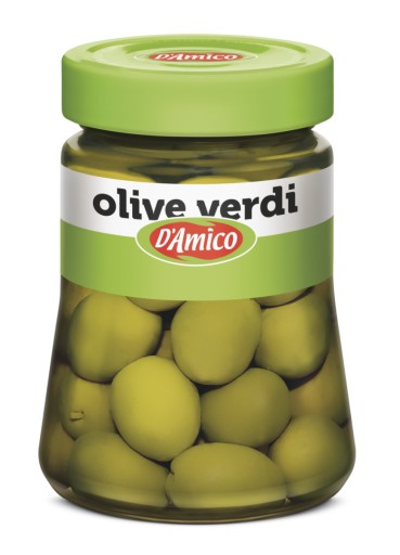 Zelené talianske olivy bez kôstky D Amico verde