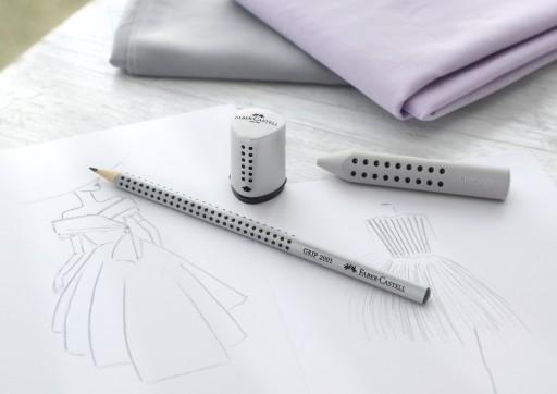 FABER-CASTELL Trojuholníková školská grafitová ceruzka Grip 2001 B SILVER