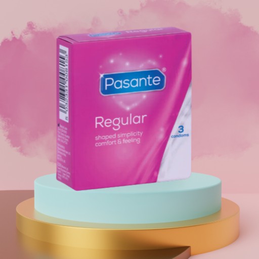 Pasante Regular Condoms 3 kusy, anatomický tvar