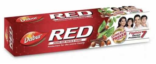 Dabur Red zubná pasta bez fluoridu zázvor mäta klinček korenie 200g