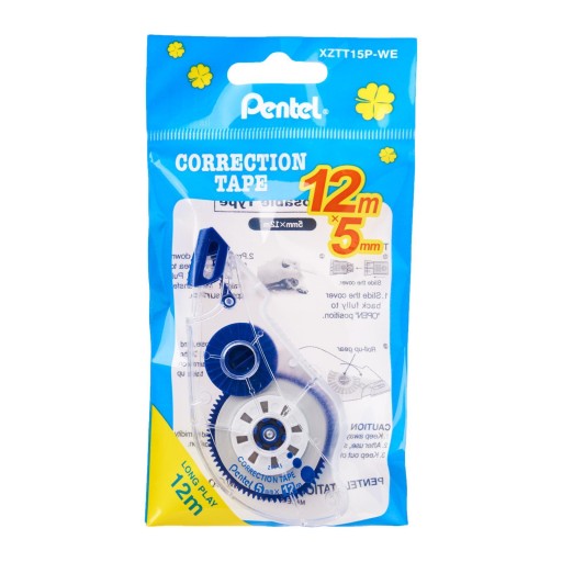 Korekčná páska Pentel XZTT15P-WE 5mm x 12m