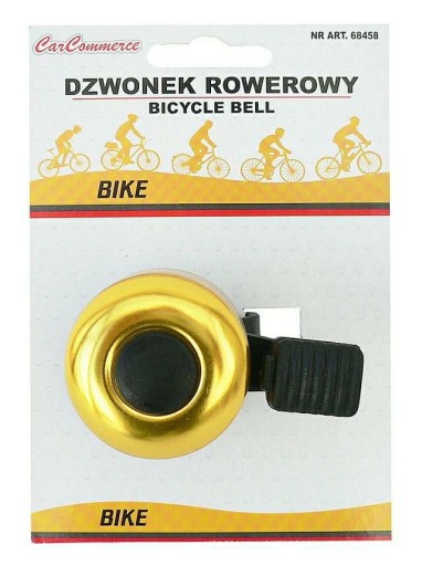 Bike Bell Bicykel Kovové hlasné zlaté