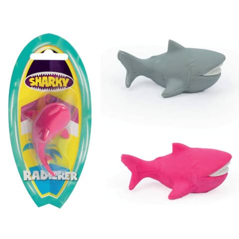 SHARK ERASER, ARTISTIC, mix FARIEB Trendhaus, VYMAZUJE SA KRÁSNE